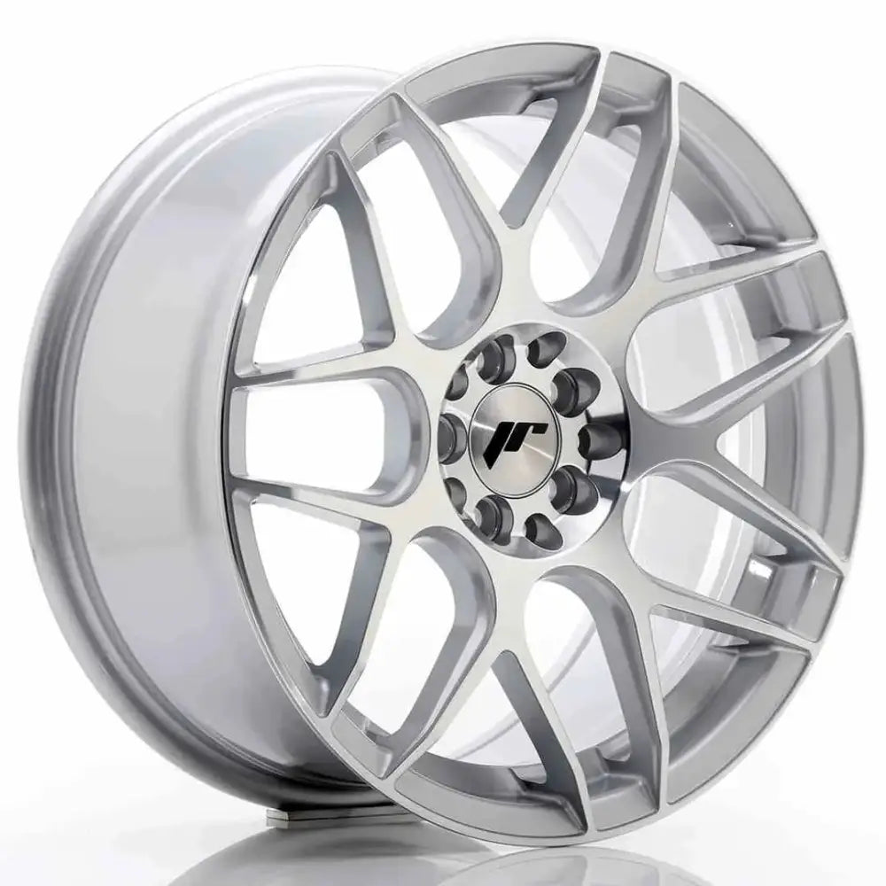 Felg Japan Racing Jr18 17x8 Et25 4x100/108 Sølv Mach - 1