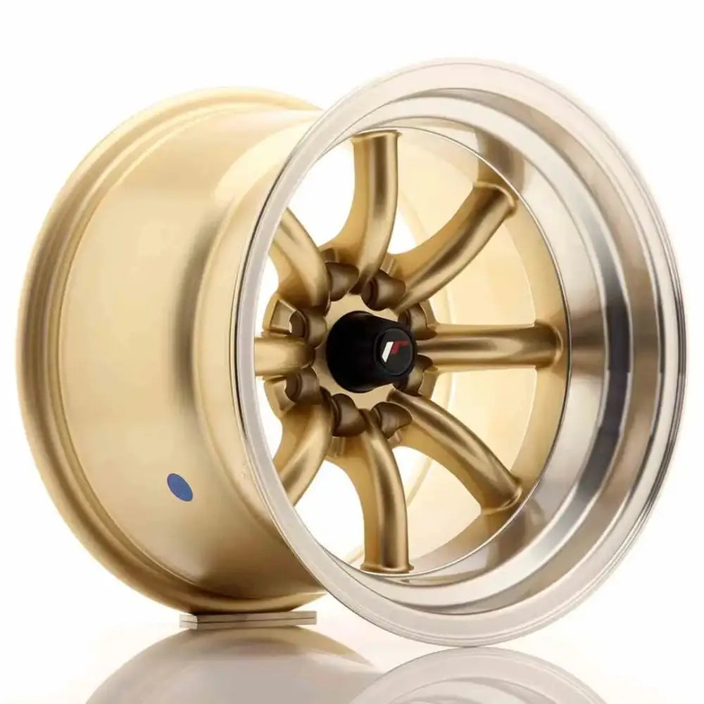 Felg Japan Racing Jr19 15x10,5 Et-32 4x100/114 Gold - 1