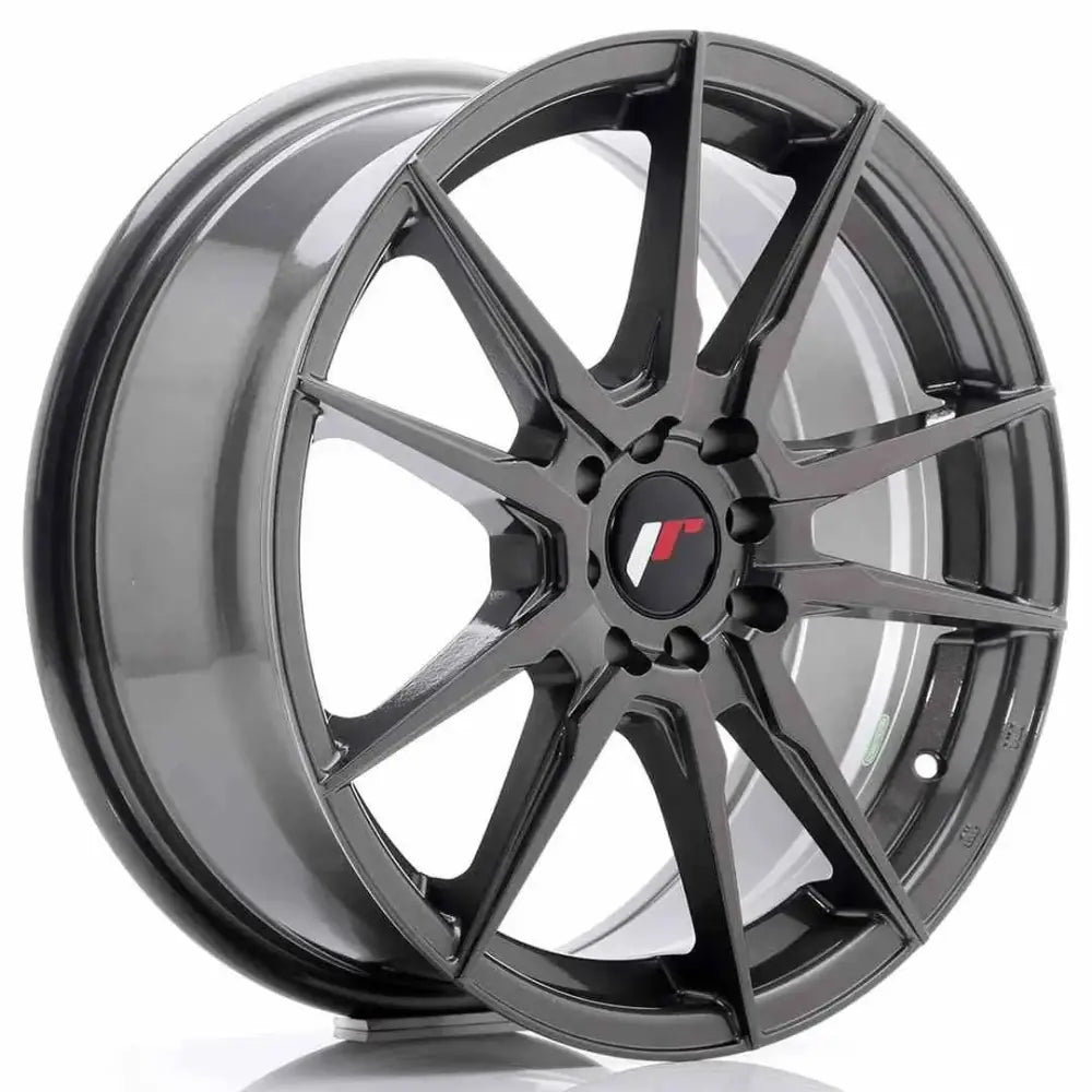 Felg Japan Racing Jr21 17x7 Et25 4x100/108 Hyper Gray - 1