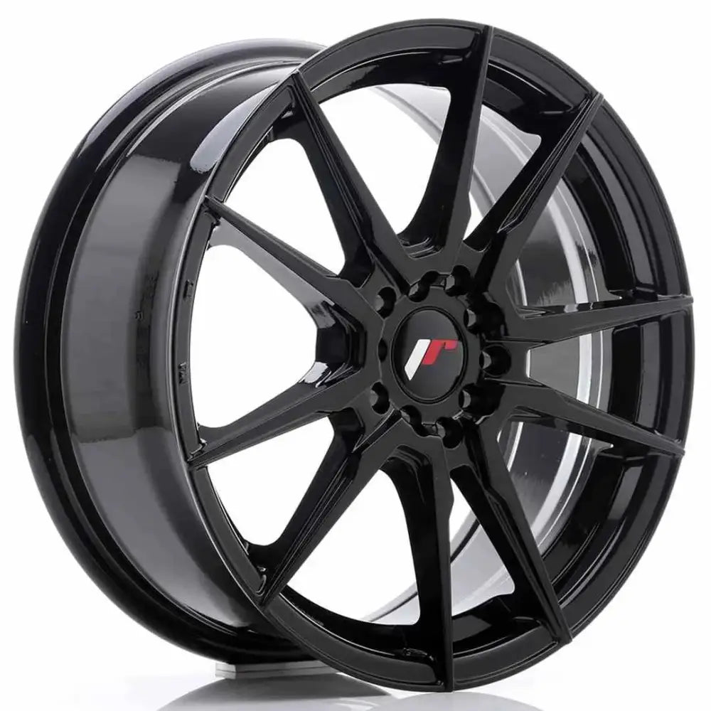 Felg Japan Racing Jr21 17x7 Et40 5x100/114 Glossy Black - 1