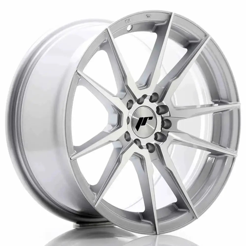 Felg Japan Racing Jr21 17x8 Et25 4x100/108 Sølv Mach - 1