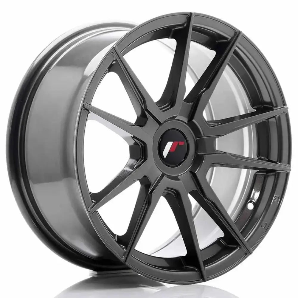 Felg Japan Racing Jr21 17x8 Et35 Blank Hyper Gray - 1