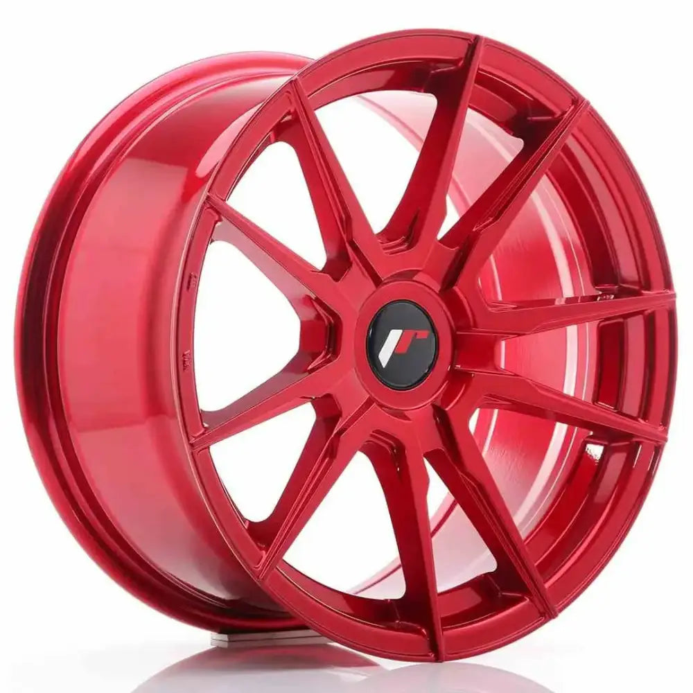 Felg Japan Racing Jr21 17x8 Et35 Blank Platinum Red - 1