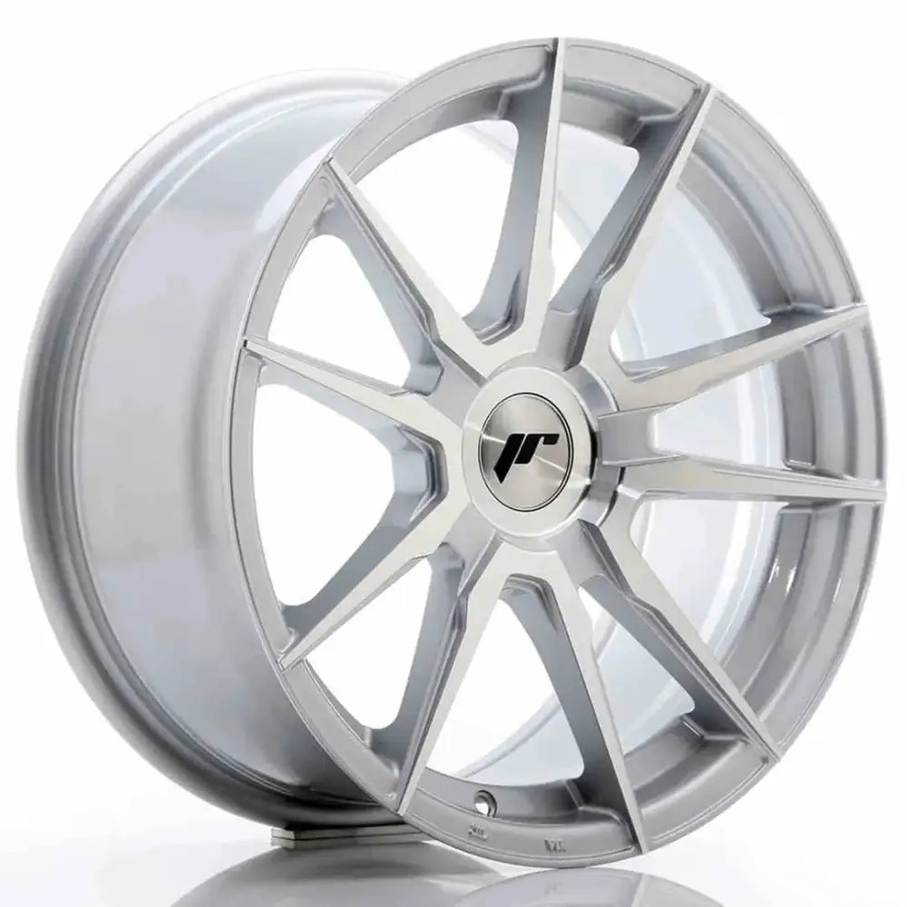 Felg Japan Racing Jr21 17x8 Et35 Blank Sølv Machin - 1