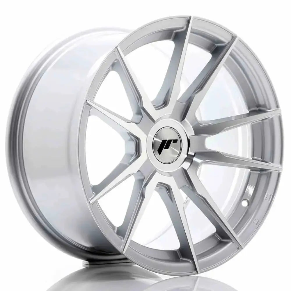 Felg Japan Racing Jr21 17x9 Et25-35 Blank Sølv Mach - 1