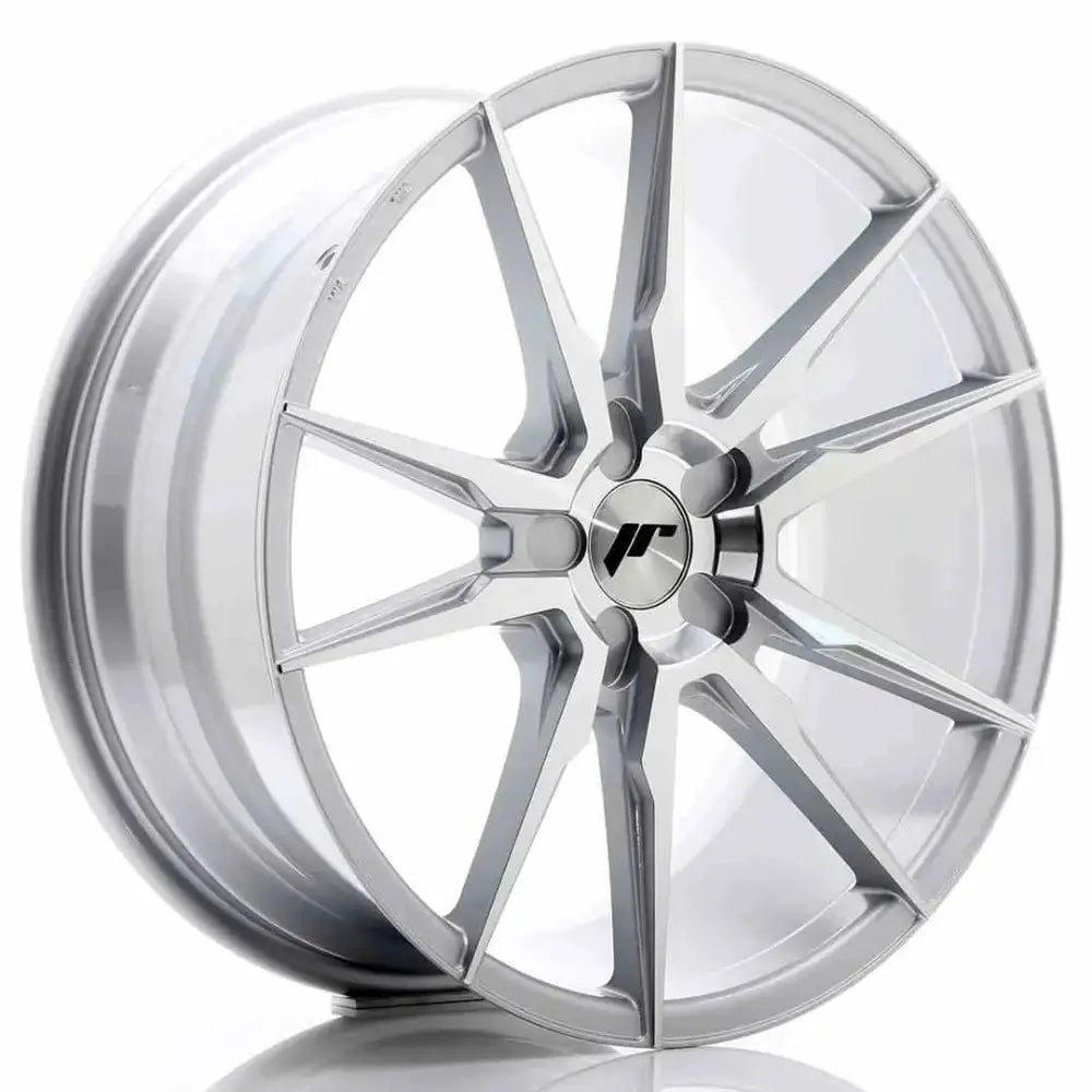 Felg Japan Racing Jr21 19x8,5 Et20-40 5h Blank Sølv m - 1