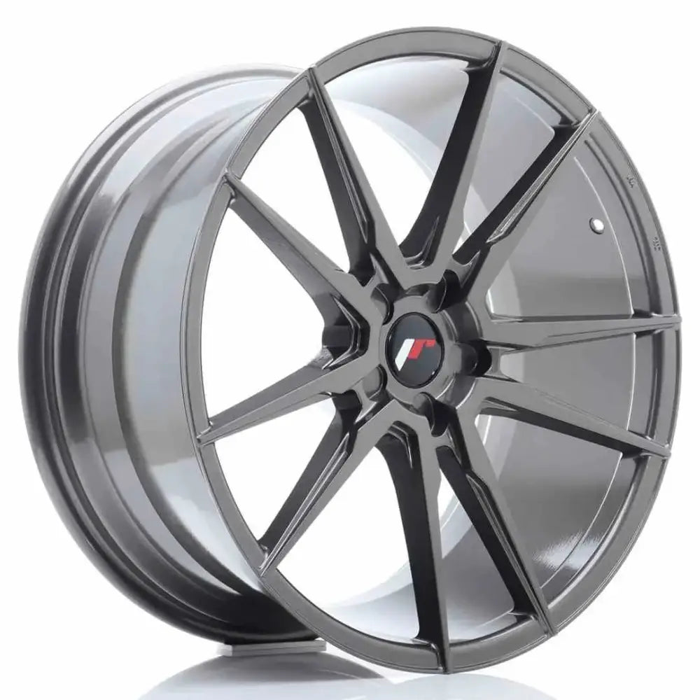 Felg Japan Racing Jr21 21x10 Et15-48 5h Blank Hyper Gray - 1