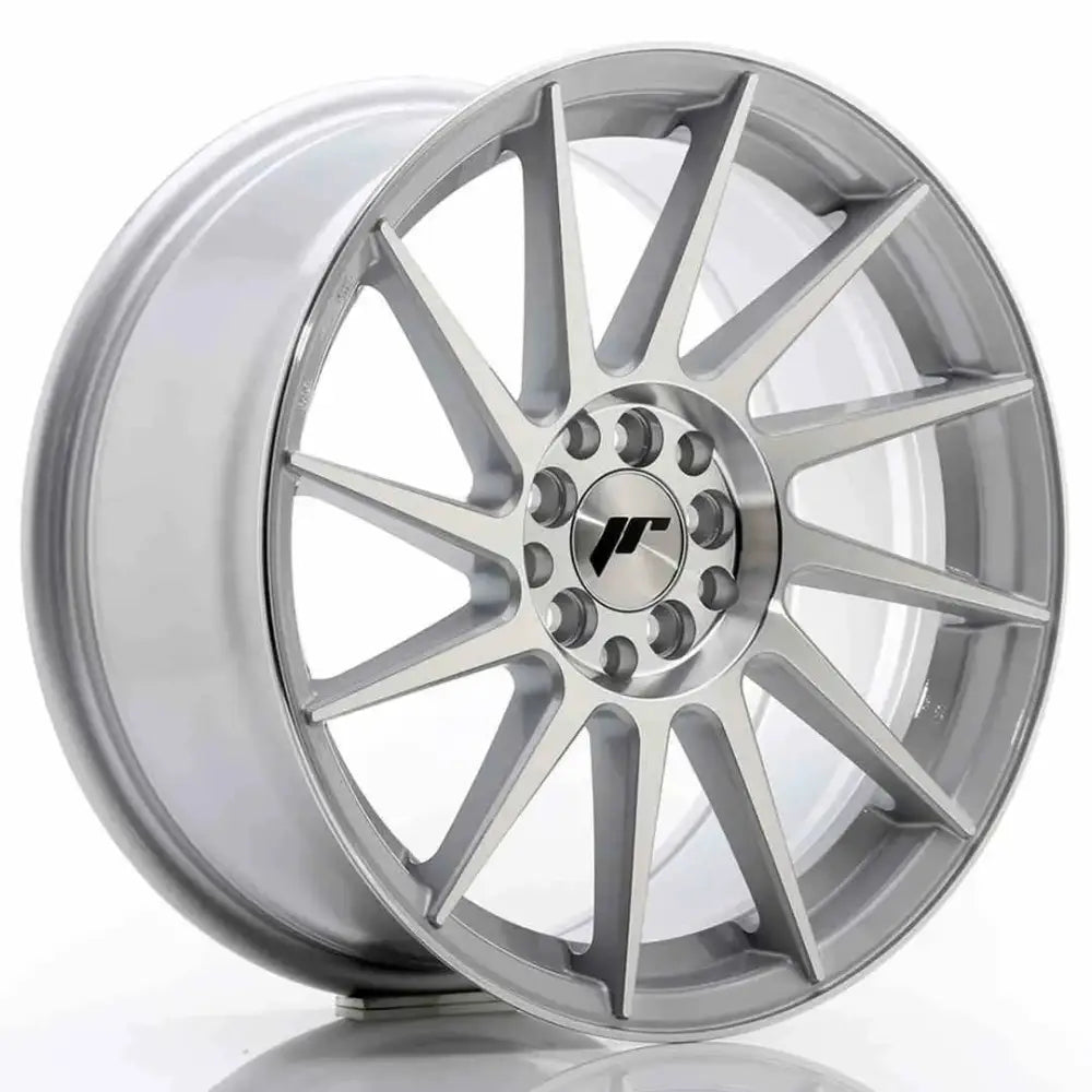 Felg Japan Racing Jr22 17x8 Et35 4x100/114 Sølv Mach - 1