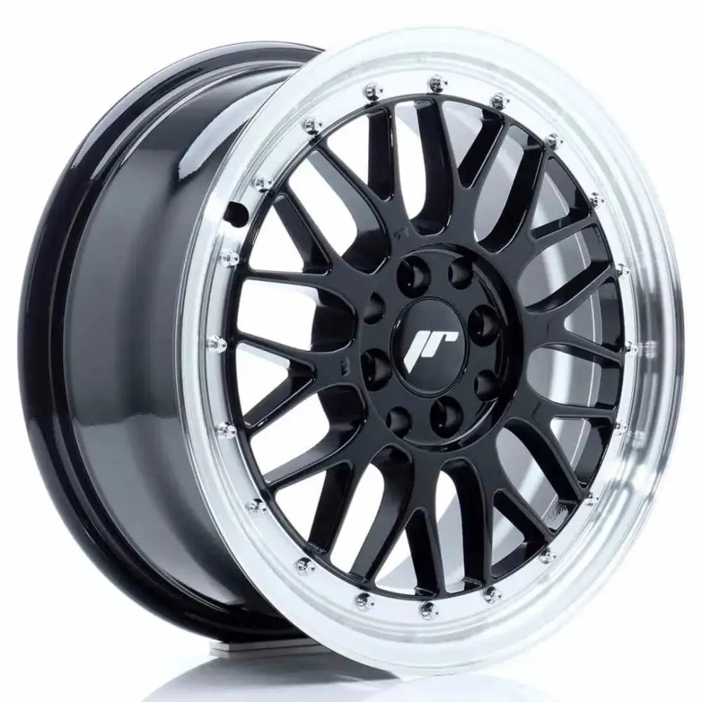 Felg Japan Racing Jr23 16x7 Et40 4x100/114,3 Gloss Black W/machined Lip - 1