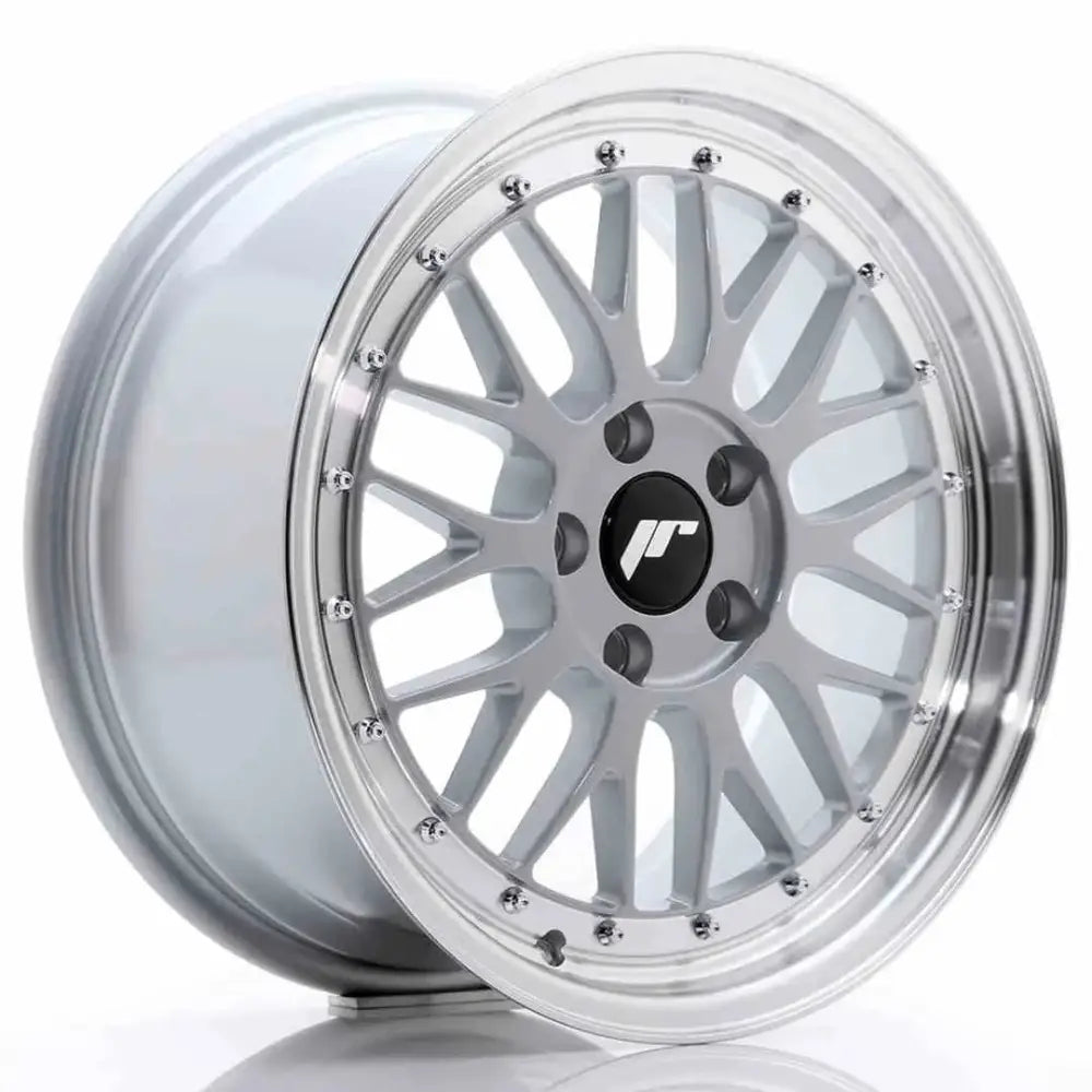 Felg Japan Racing Jr23 17x8 Et20 5x120 Hyper Silver W/machined Lip - 1