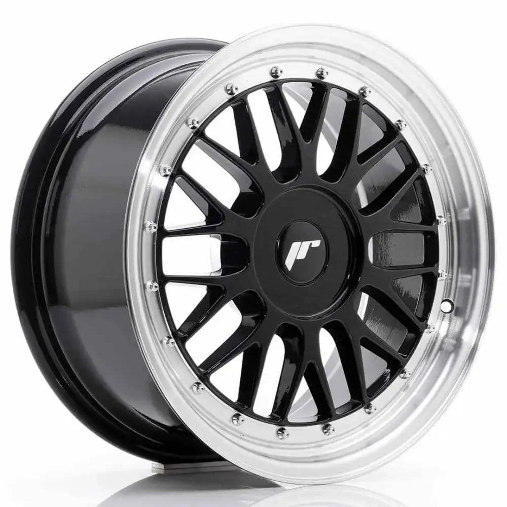 Felg Japan Racing Jr23 17x8 Et40-45 Blank Gloss Black W/machined Lip - 1