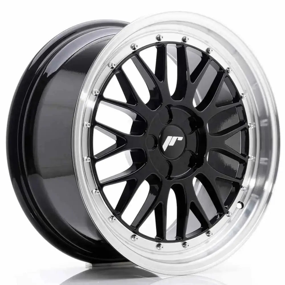 Felg Japan Racing Jr23 18x8,5 Et25-48 5h Blank Gloss Black W/machined Lip - 1