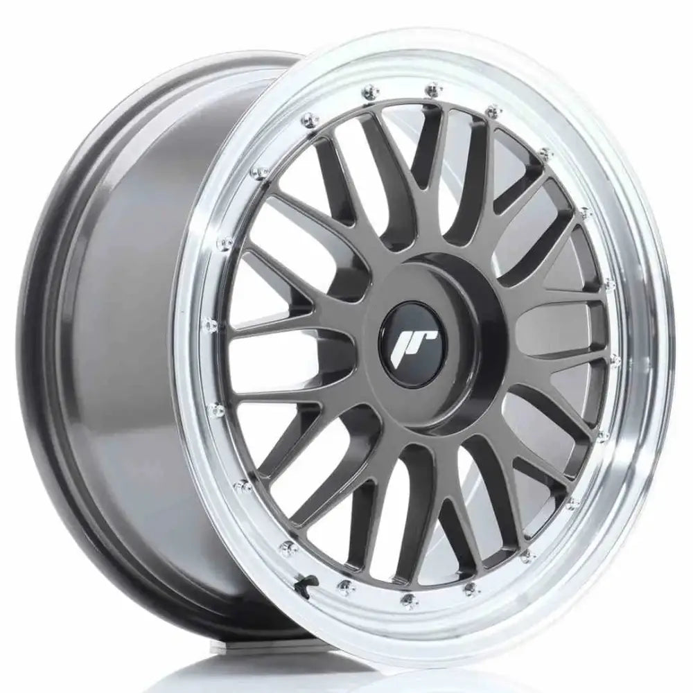 Felg Japan Racing Jr23 18x8 Et30-45 Blank Hyper Gray W/machined Lip - 1