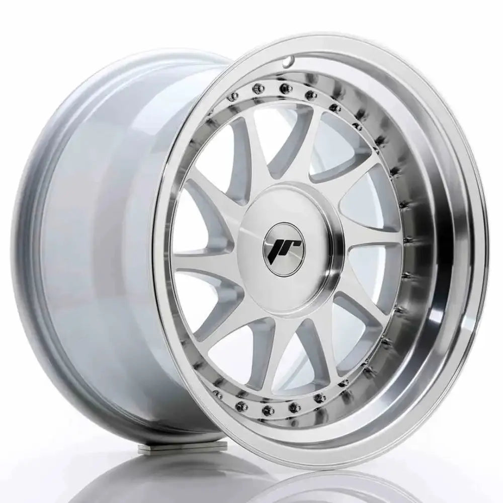 Felg Japan Racing Jr26 17x10 Et0-25 Blank Mach Silver - 1