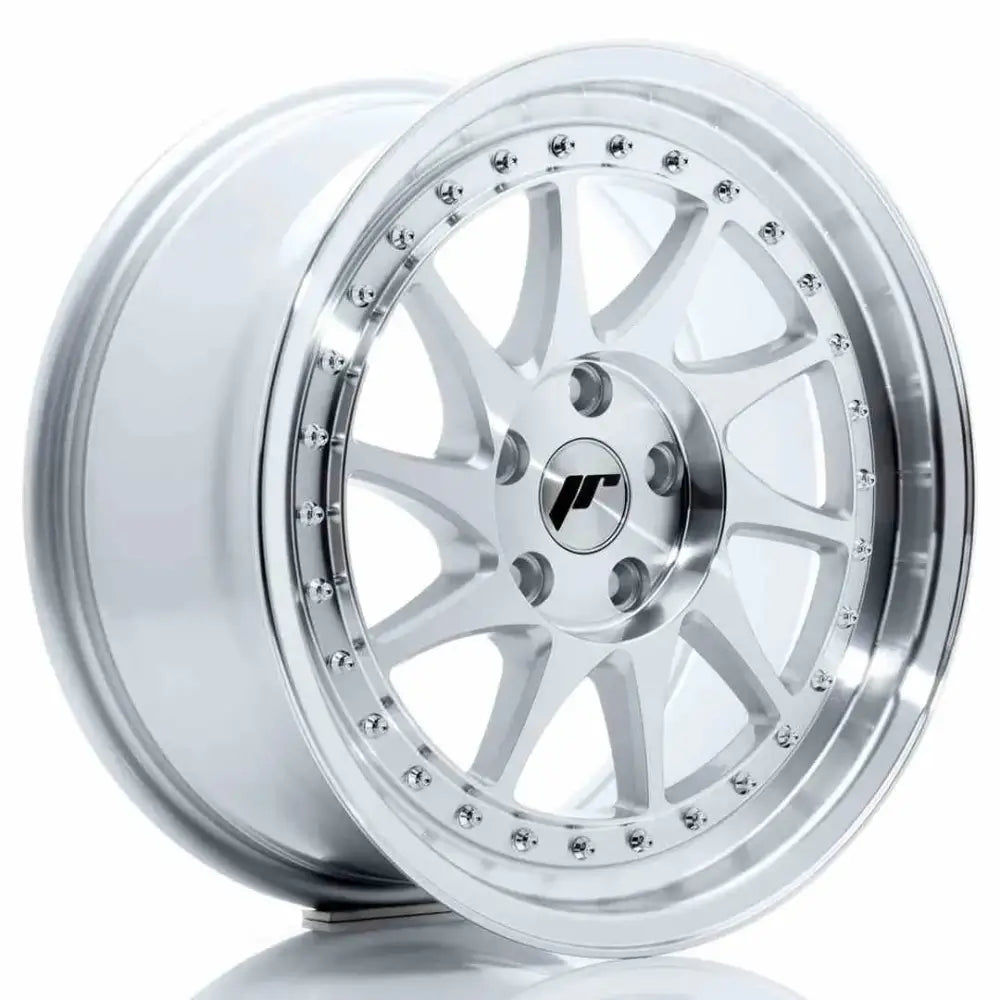 Felg Japan Racing Jr26 17x8 Et35 5x112 Silver Machined Face - 1