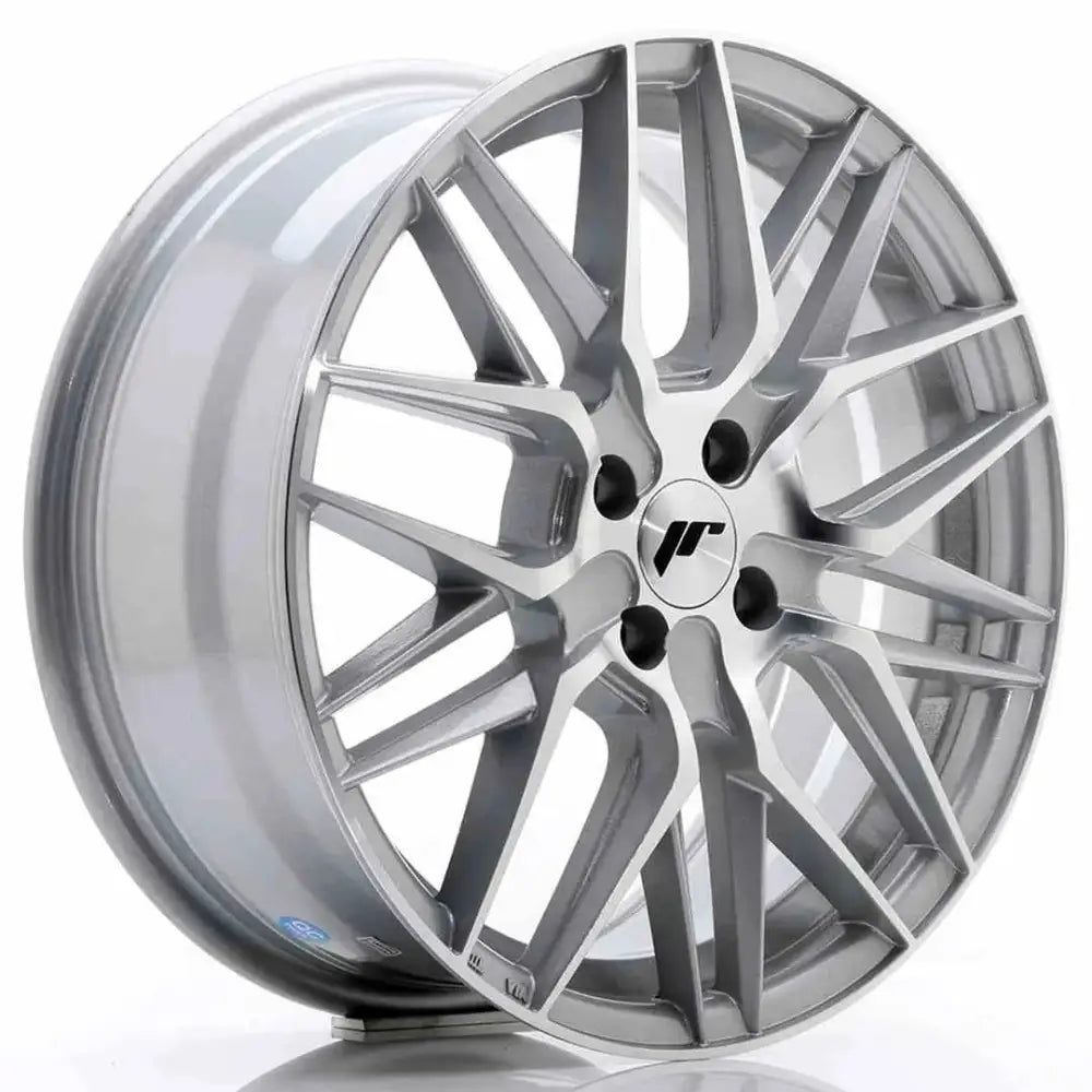 Felg Japan Racing Jr28 17x7 Et35 4x108 Silver Machined Face - 1