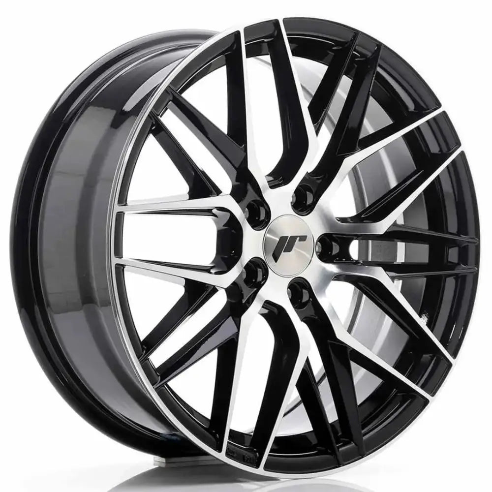 Felg Japan Racing Jr28 18x7,5 Et40 5x112 Gloss Black Machined Face - 1