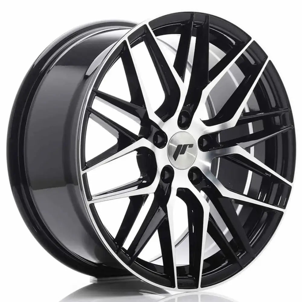 Felg Japan Racing Jr28 18x8,5 Et40 5x114,3 Gloss Black Machined Face - 1