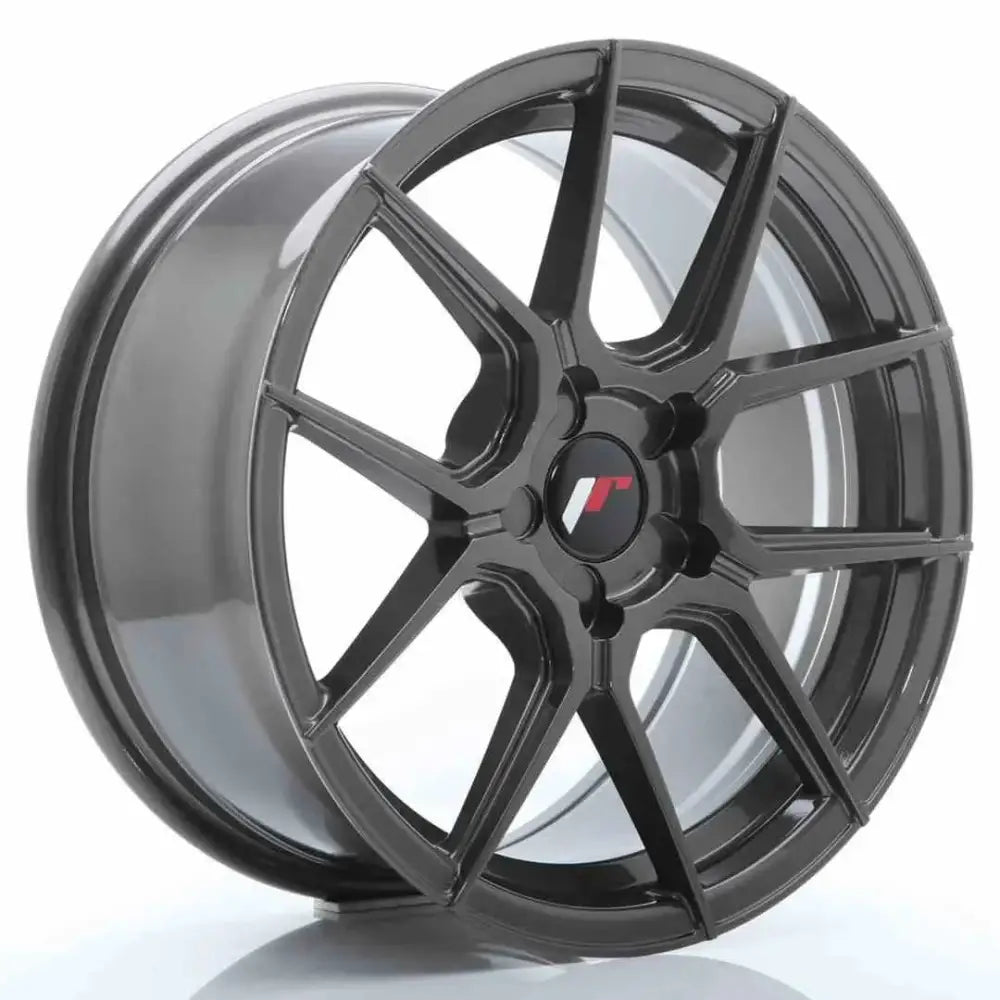 Felg Japan Racing Jr30 17x8 Et20-40 5h Blank Hyper Gray - 1