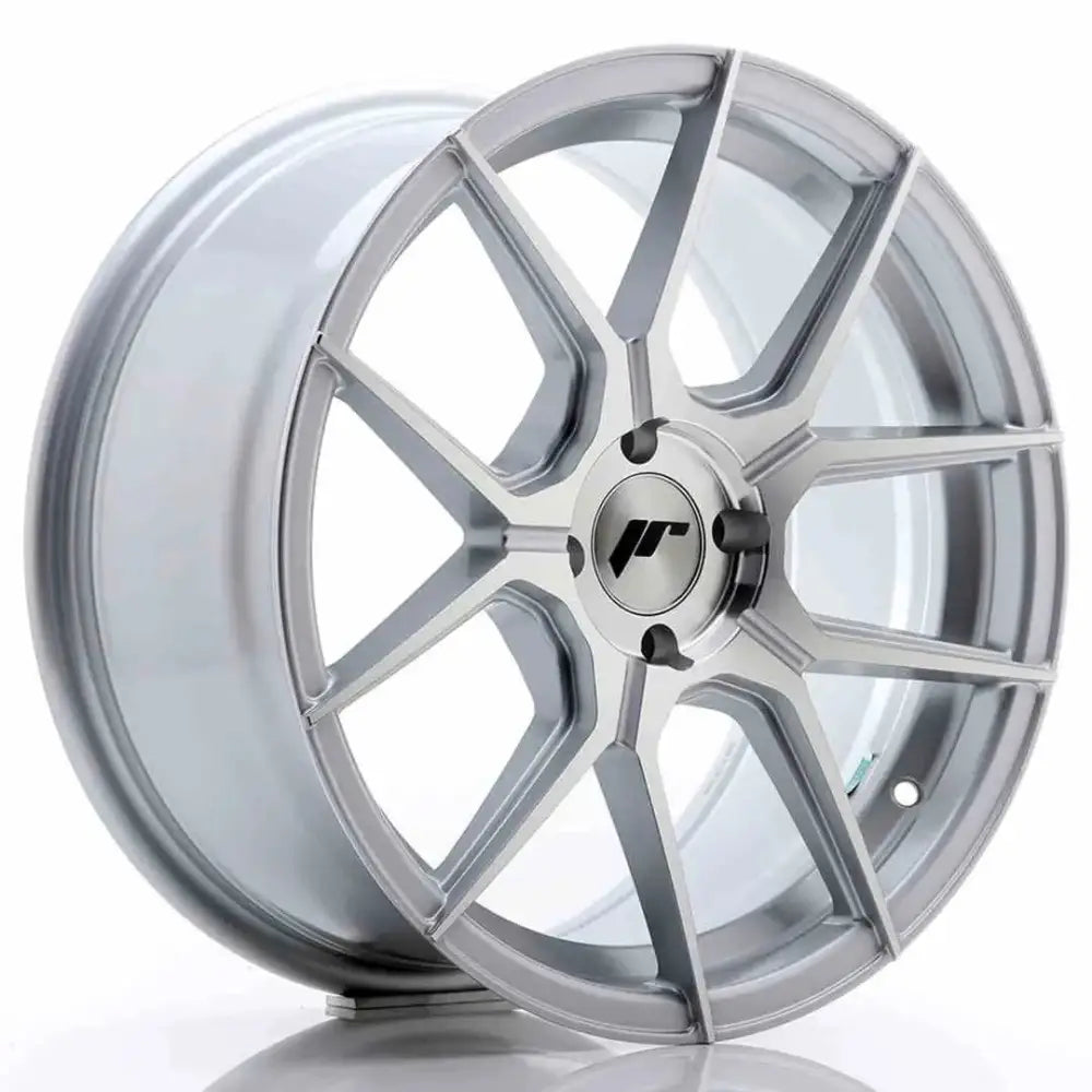 Felg Japan Racing Jr30 17x8 Et40 4x100 Silver Machined Face - 1