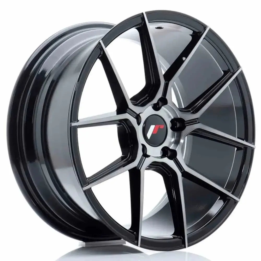 Felg Japan Racing Jr30 18x8,5 Et40 5x112 Black Brushed W/tinted Face - 1