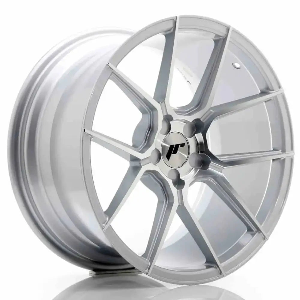 Felg Japan Racing Jr30 18x9,5 Et20-40 5h Blank Sølv m - 1