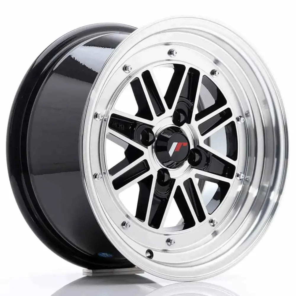 Felg Japan Racing Jr31 15x7.5 Et20 4x100 Black Machined - 1