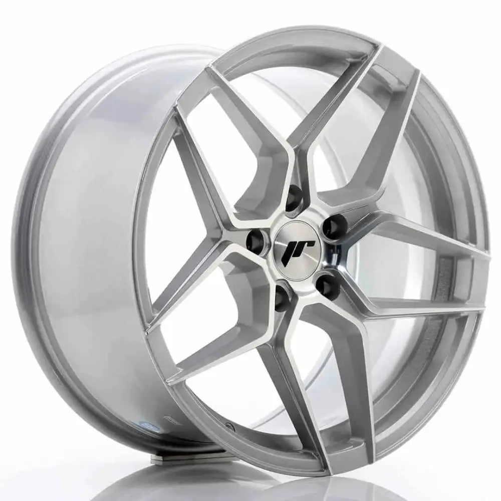 Felg Japan Racing Jr34 18x9 Et35 5x120 Silver Machined Face - 1