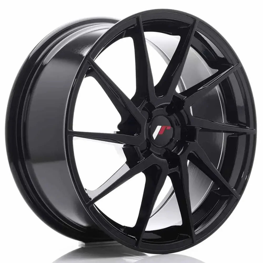 Felg Japan Racing Jr36 18x8 Et20-48 5h Blank Glossy Bla - 1