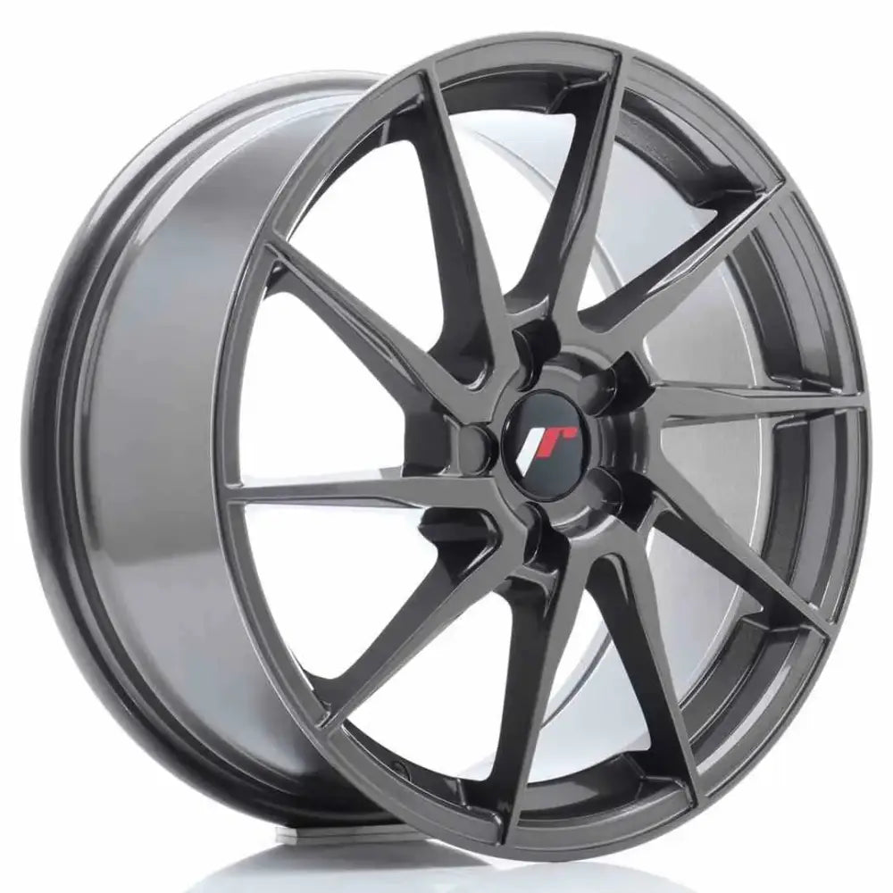 Felg Japan Racing Jr36 18x8 Et20-52 5h Blank Gloss Gray - 1