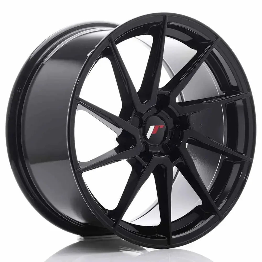 Felg Japan Racing Jr36 18x9 Et20-48 5h Blank Glossy Bla - 1