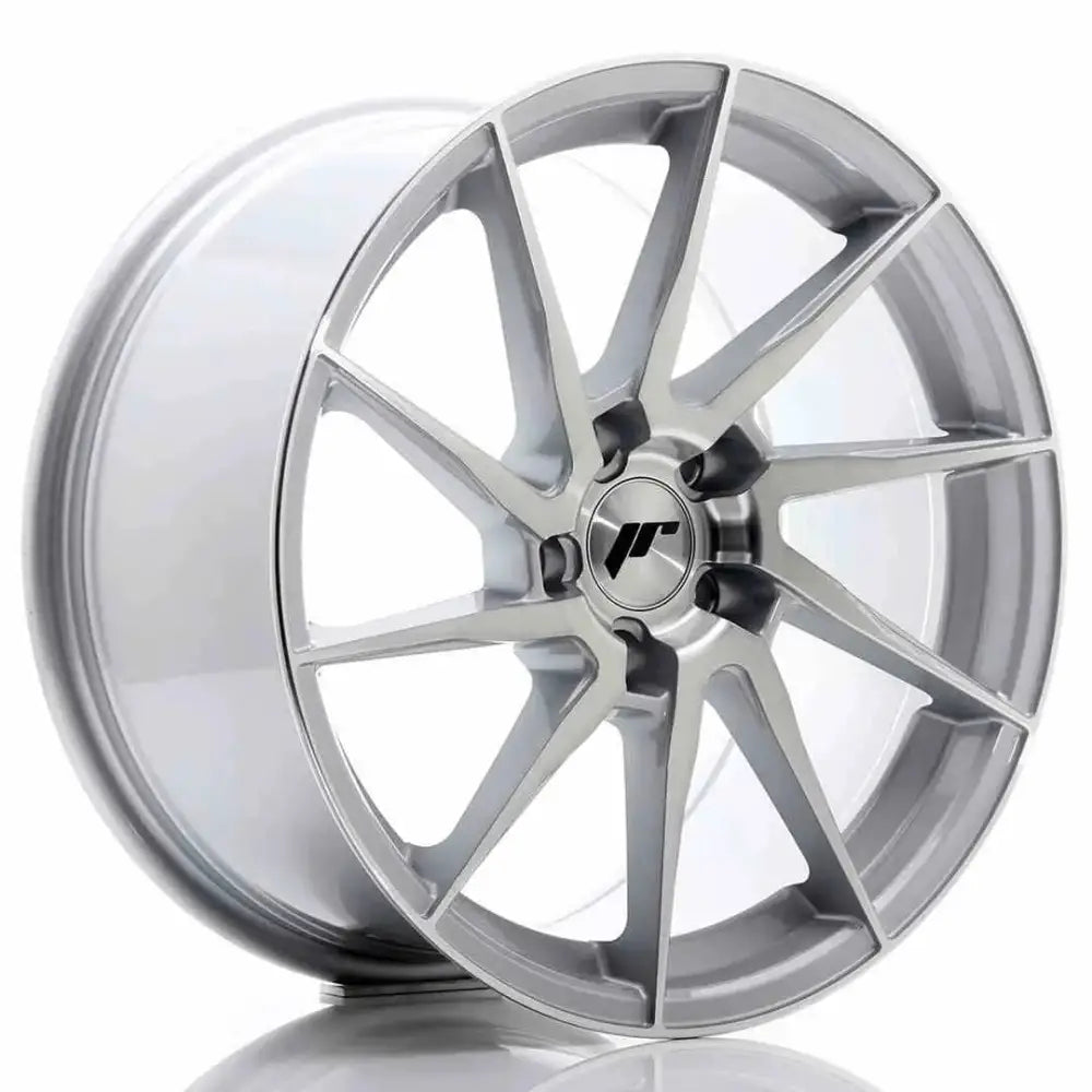 Felg Japan Racing Jr36 18x9 Et35 5x120 Brushed Silver - 1