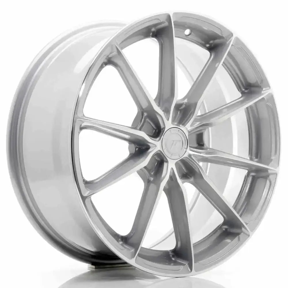 Felg Japan Racing Jr37 18x8 Et20-45 5h Blank Silver Machined Face - 1