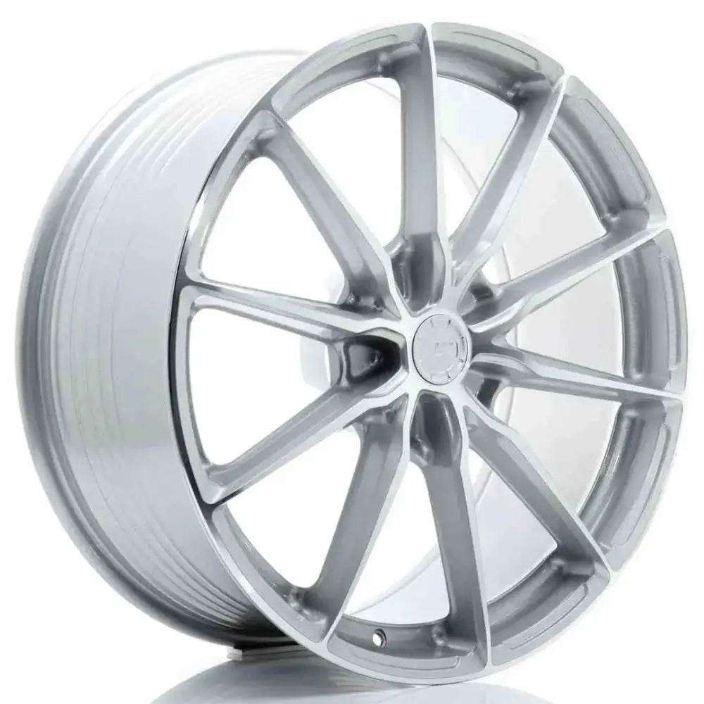 Felg Japan Racing Jr37 21x10 Et10-64 5h Blank Silver Machined - 1