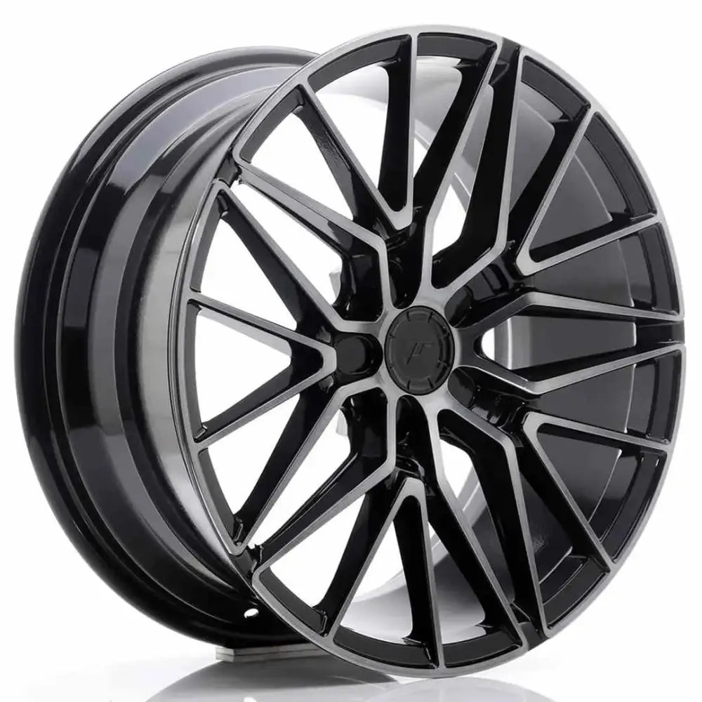 Felg Japan Racing Jr38 18x8 Et20-42 5h Blank Black Brushed W/tinted Face - 1