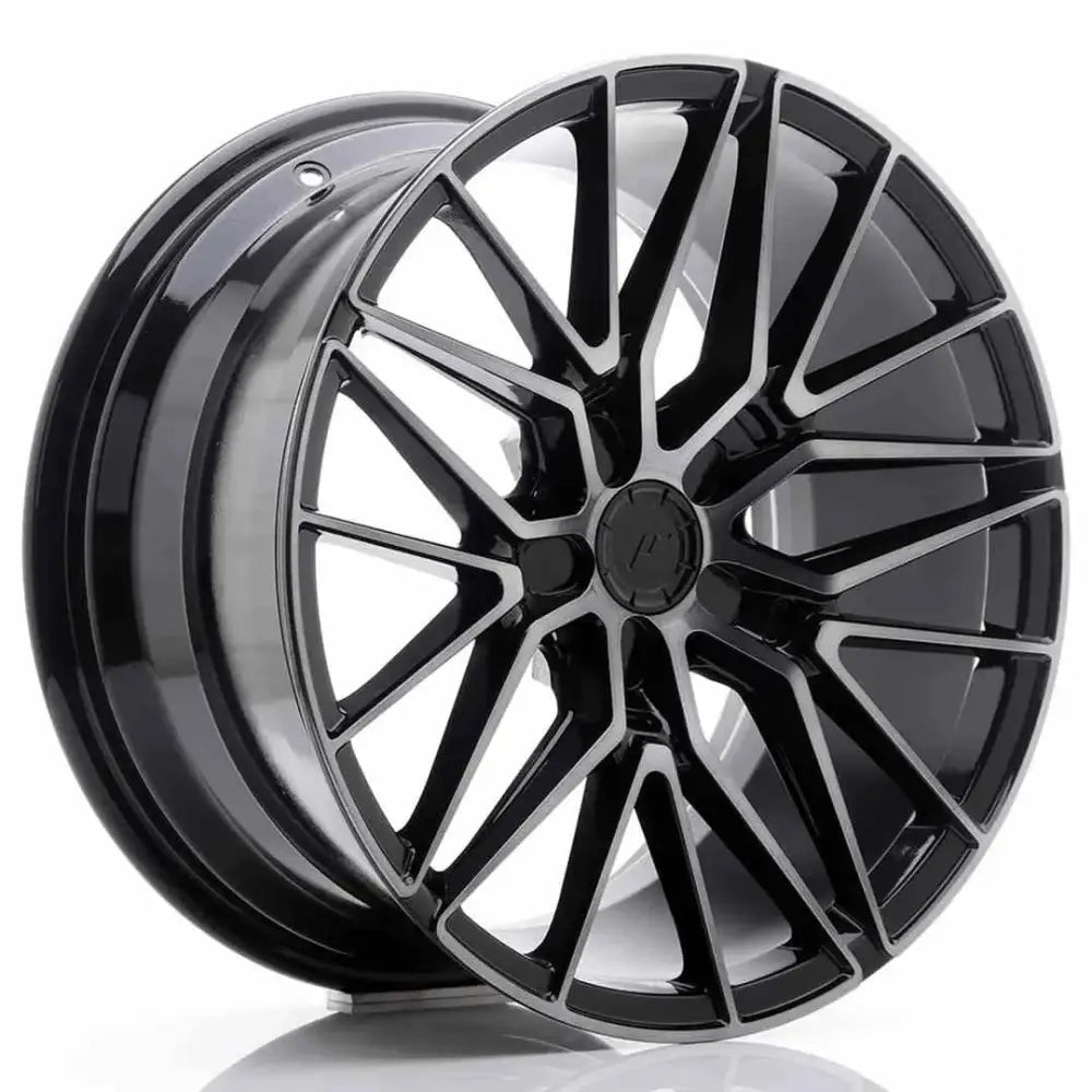 Felg Japan Racing Jr38 18x9 Et20-45 5h Blank Black Brushed W/tinted Face - 1