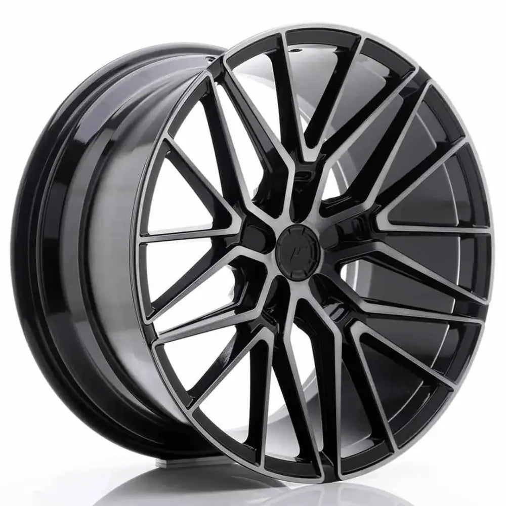 Felg Japan Racing Jr38 20x10 Et20-45 5h Blank Black Brushed W/tinted Face - 1