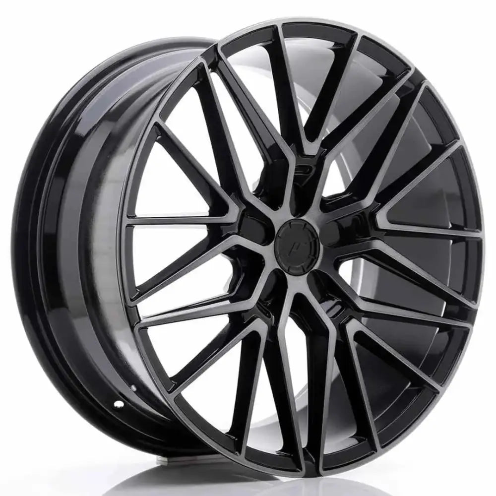 Felg Japan Racing Jr38 20x9 Et20-45 5h Blank Black Brushed W/tinted Face - 1