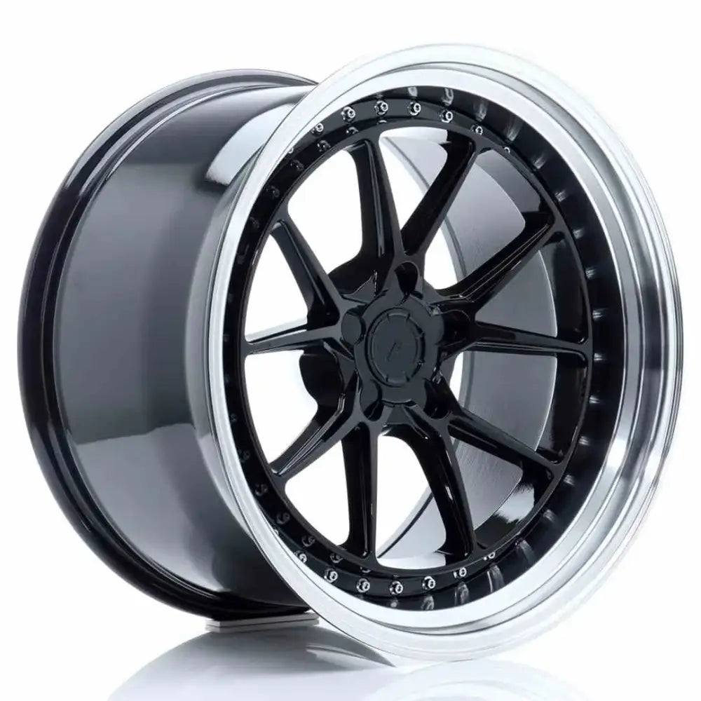 Felg Japan Racing Jr39 19x11 Et0-25 5h Blank Glossy Black W/machined Lip - 1