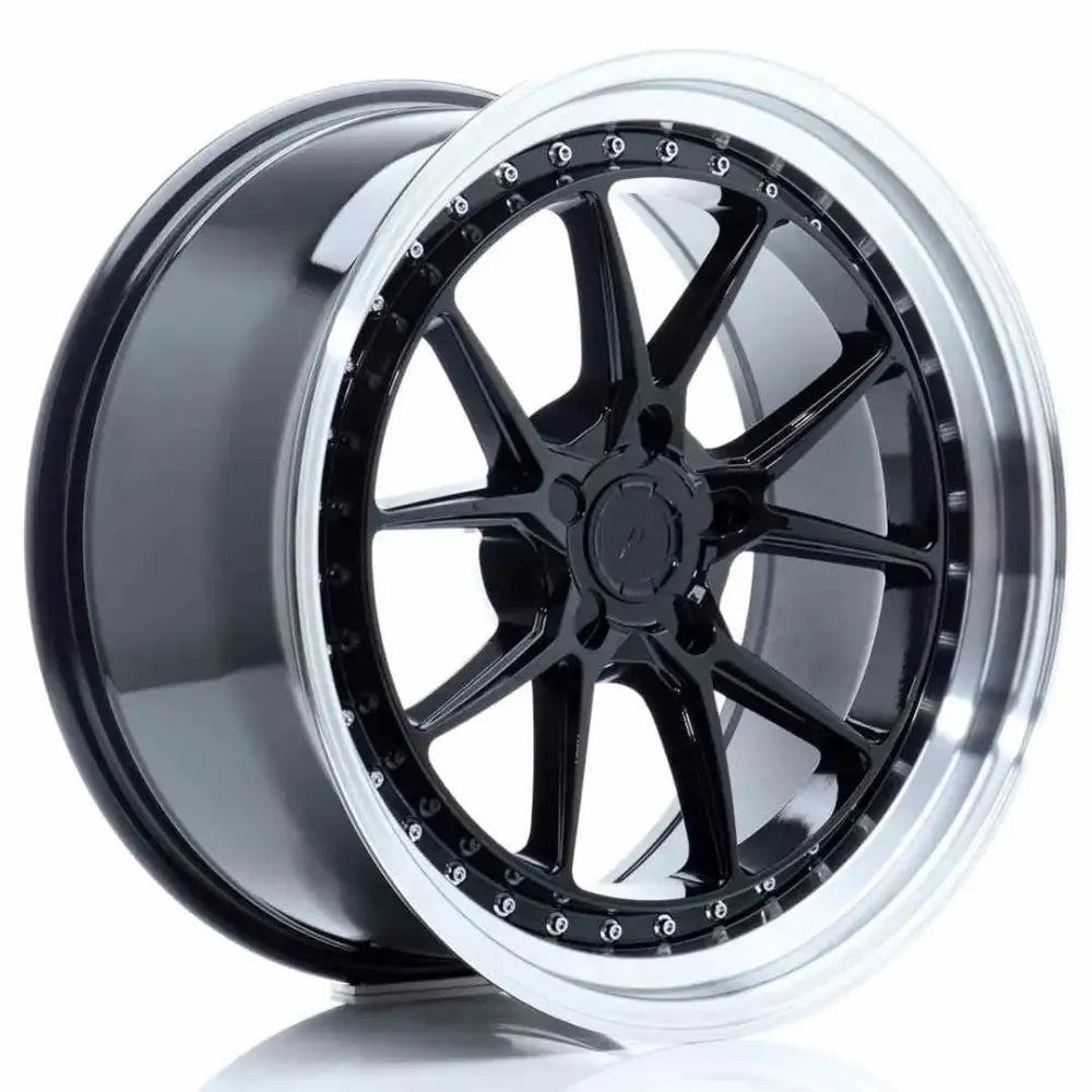 Felg Japan Racing Jr39 19x9,5 Et15-35 5h Blank Glossy Black W/machined Lip