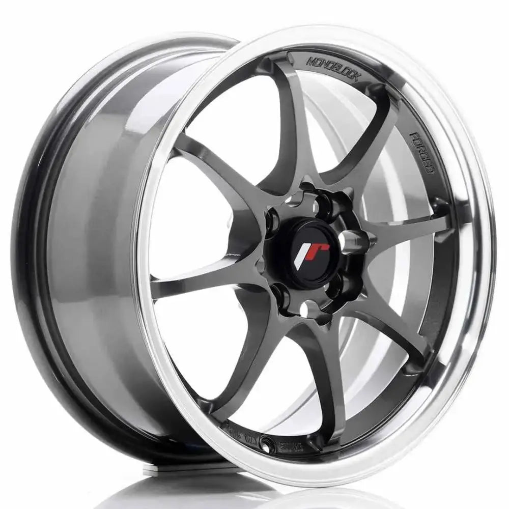 Felg Japan Racing Jr5 15x7 Et35 4x100 Gun Metal - 1