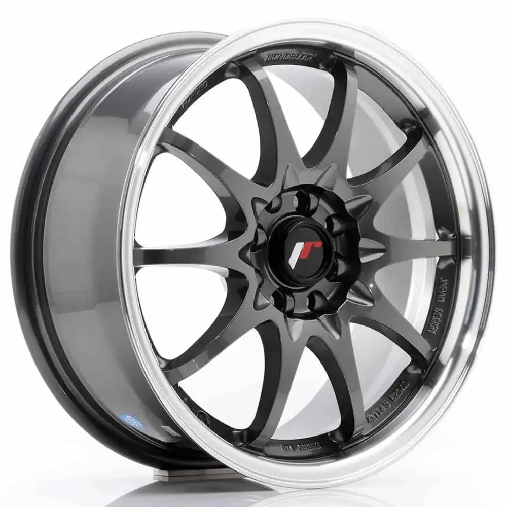 Felg Japan Racing Jr5 16x7 Et30 4x100/108 Gun Metal - 1