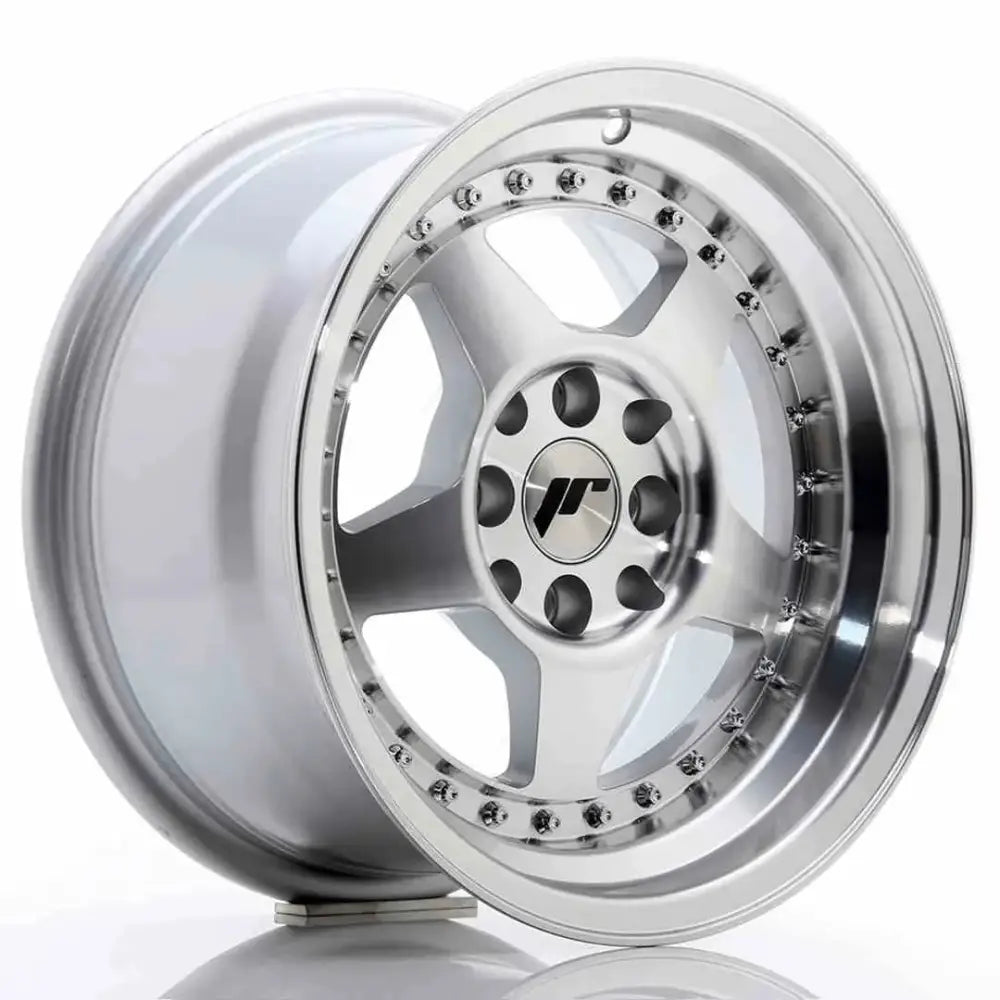 Felg Japan Racing Jr6 15x8 Et15 4x100/114 Machined Sil - 1