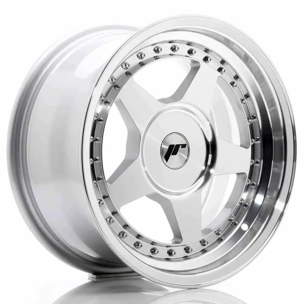 Felg Japan Racing Jr6 16x8 Et10-30 Blank Mach Silver - 1