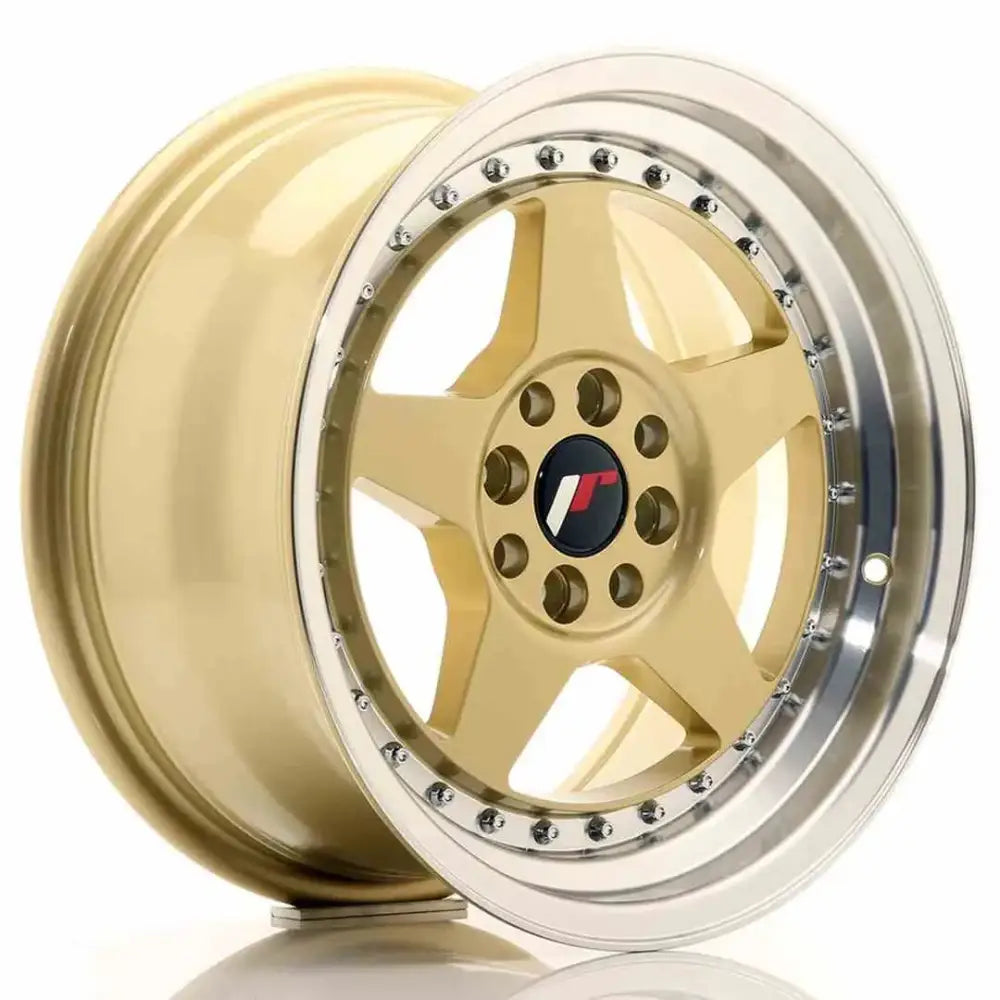 Felg Japan Racing Jr6 16x8 Et25 4x100/108 Gold - 1