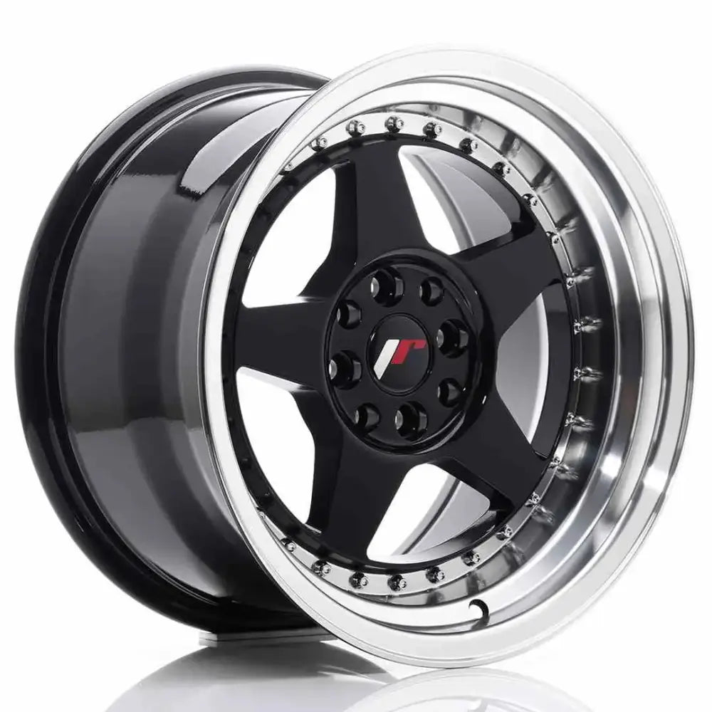 Felg Japan Racing Jr6 16x9 Et20 4x100/108 Glossy Black - 1