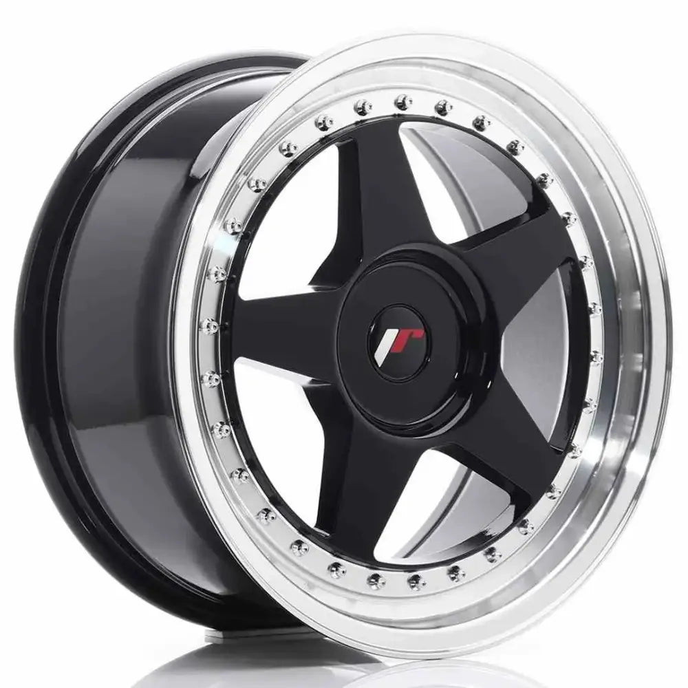 Felg Japan Racing Jr6 17x8 Et20-35 Blank Glossy Black - 1