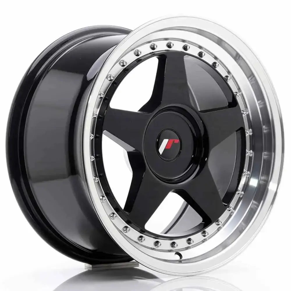 Felg Japan Racing Jr6 17x9 Et20-35 Blank Glossy Black - 1