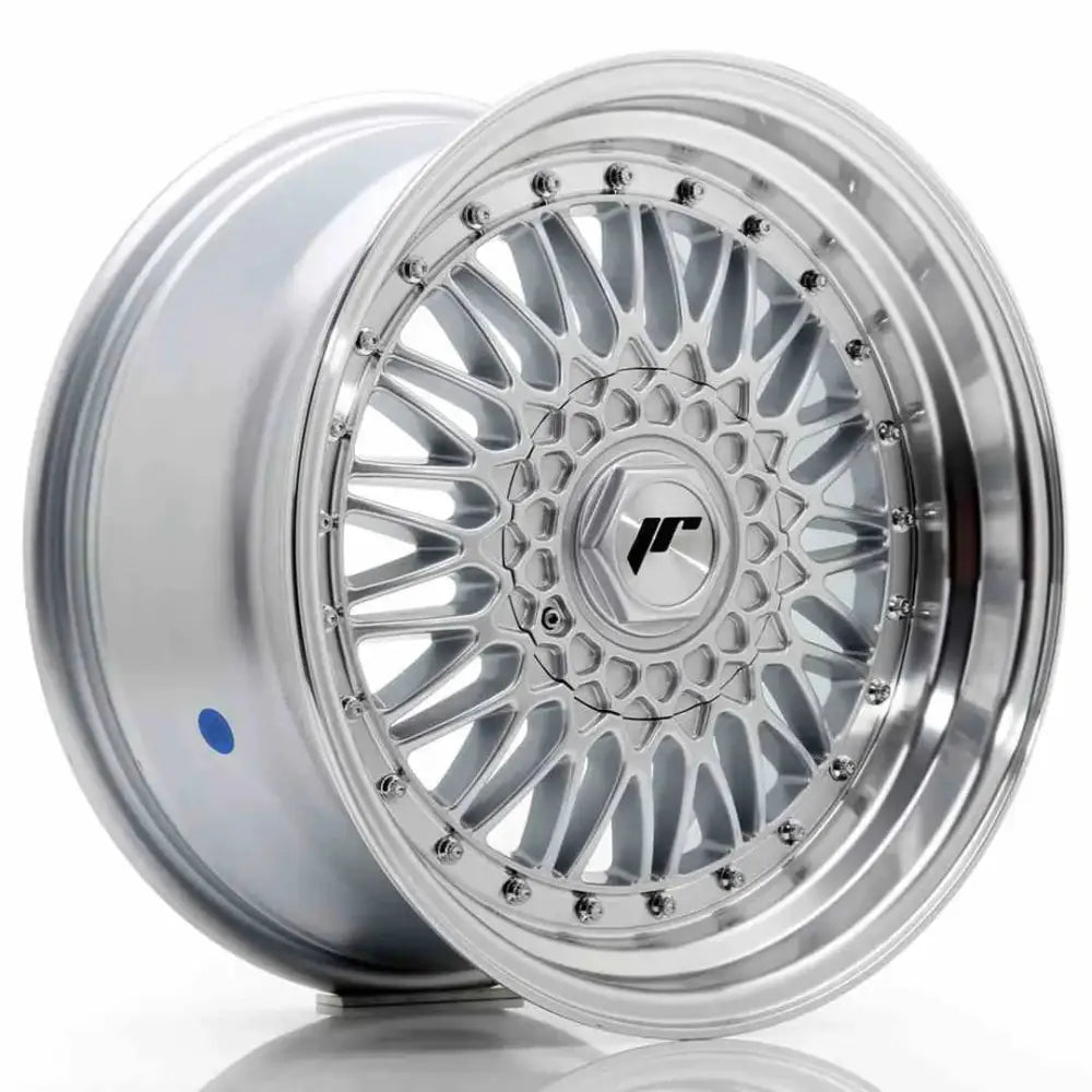 Felg Japan Racing Jr9 17x8,5 Et20-35 Blank Silver W/machined Lip + silver Rivets