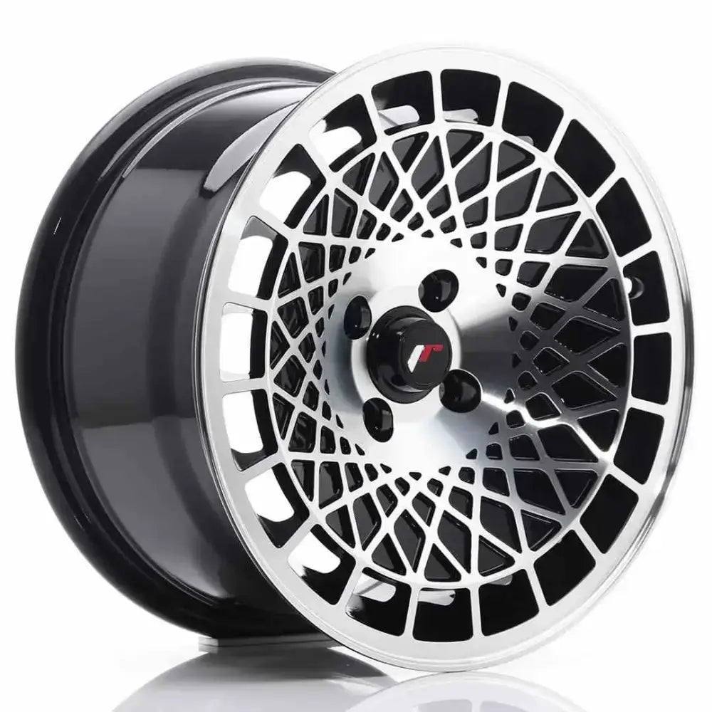 Felg Japan Racing Jr14 15x8 Et20 4x100 Gloss Black Machined Face